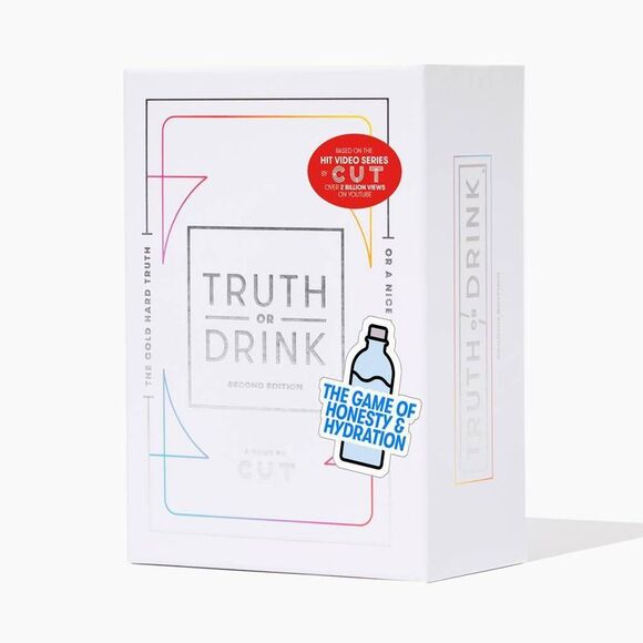 CUT Games -  Truth or Drink Card Game White - Picture 1 of 7
